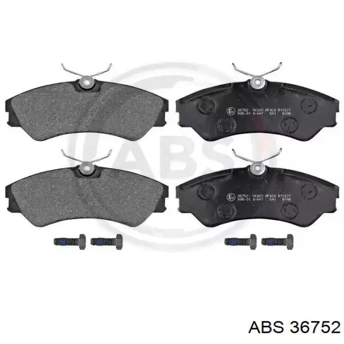 36752 ABS колодки тормозные передние дисковые