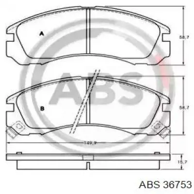 Купить 36753 ABS Колодки тормозные