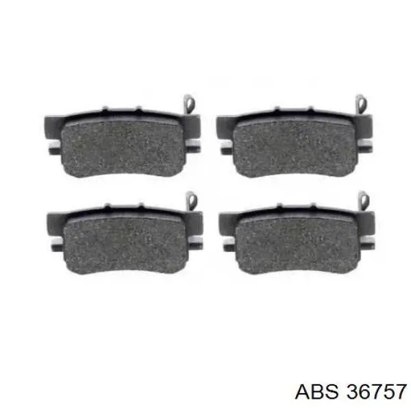 Колодки дисковые  ABS 36757 цена, от 12.90 USD