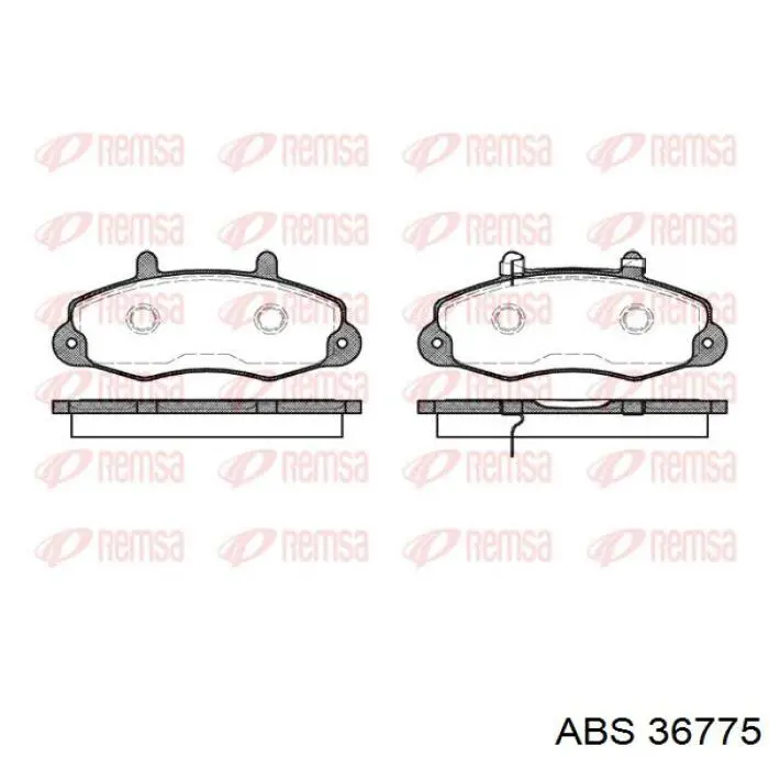 Колодки ABS 36775 цена, от 17.53 USD