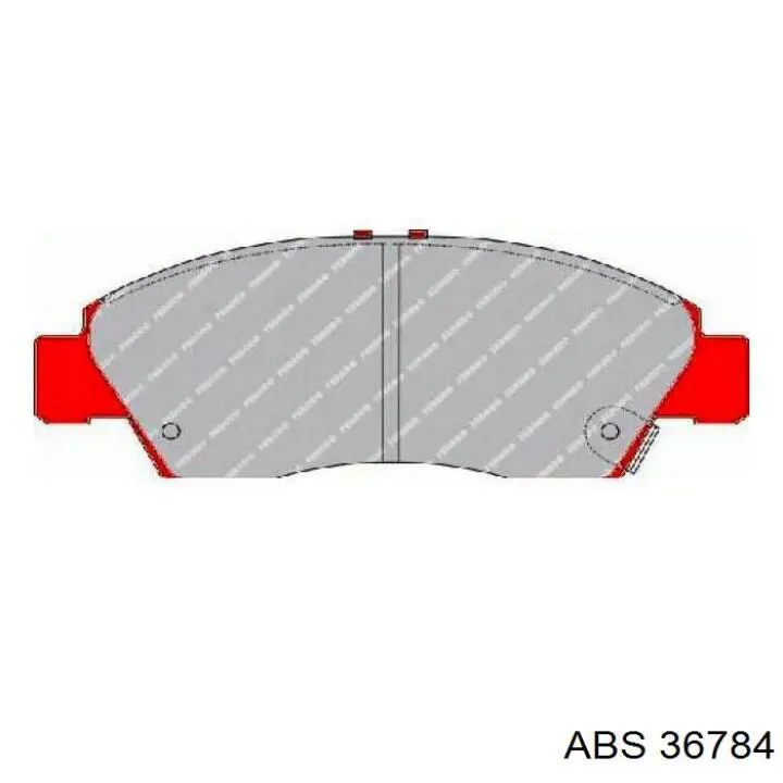 Тормозные колодки ABS 36784