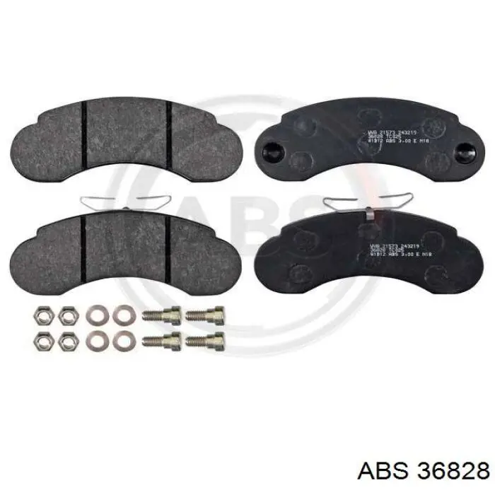36828 ABS колодки тормозные передние дисковые