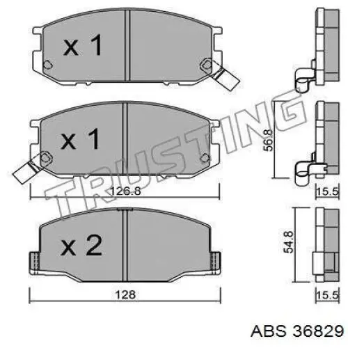 Передние тормозные колодки 0446528210 Toyota