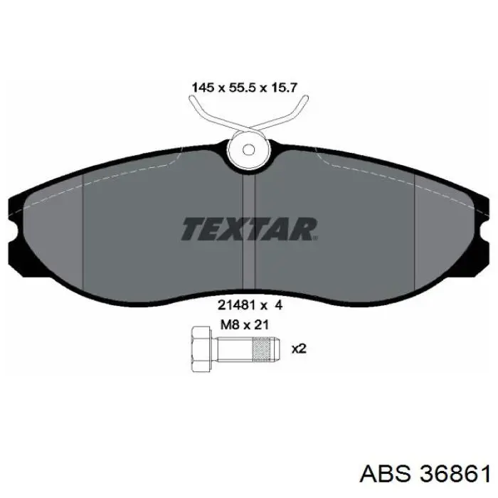 Колодки ABS 36861 цена, от 19.44 USD