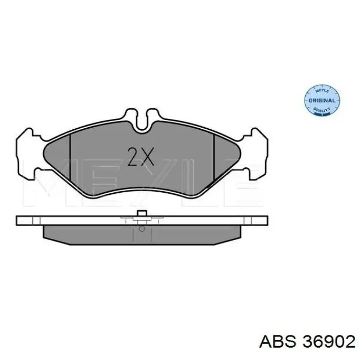 Колодки дисковые  ABS 36902 цена, от 13.23 USD