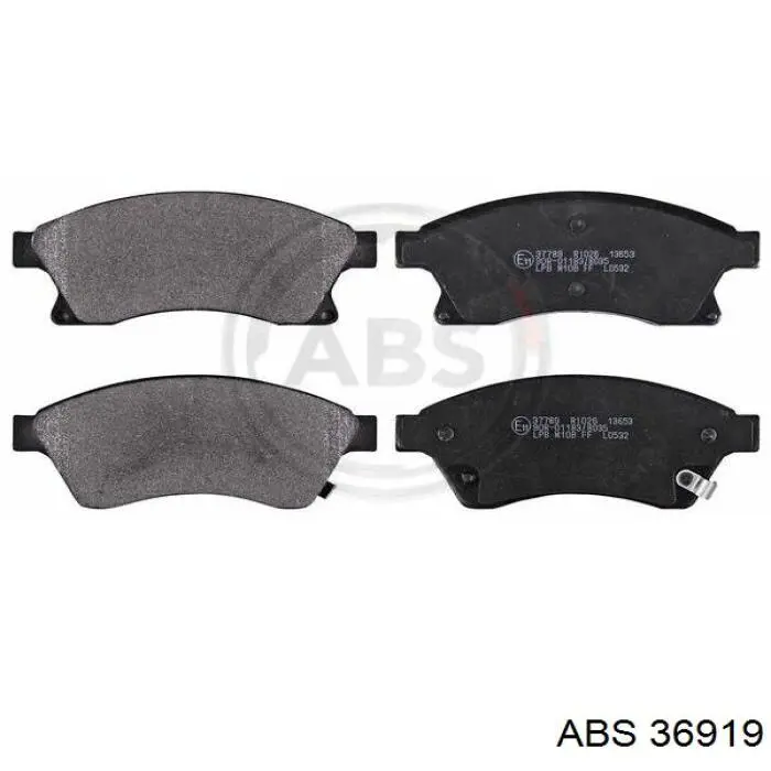 Тормозные колодки ABS 36919