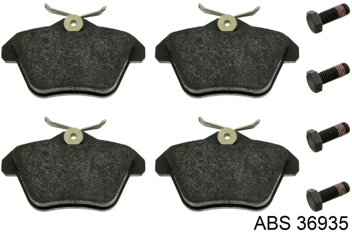 Колодки дисковые  ABS 36935 цена, от 14.94 USD