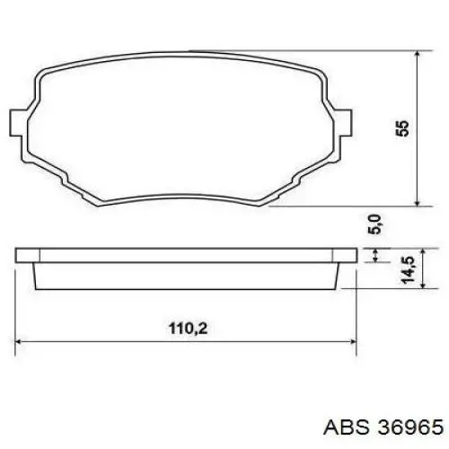 Колодки ABS 36965 цена, от 15.47 USD