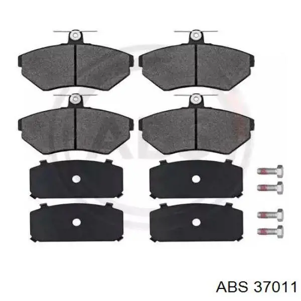 37011 ABS колодки тормозные передние дисковые
