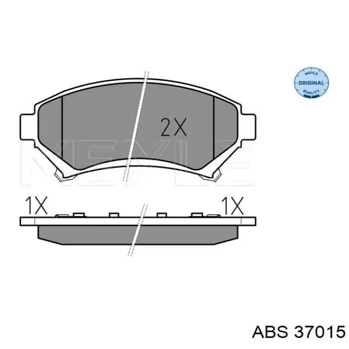 Колодки ABS 37015 цена, от 23.68 USD