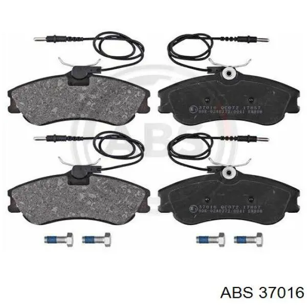 Купить 37016 ABS Колодки тормозные