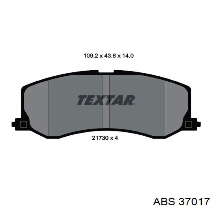 Колодки ABS 37017 цена, от 12.65 USD