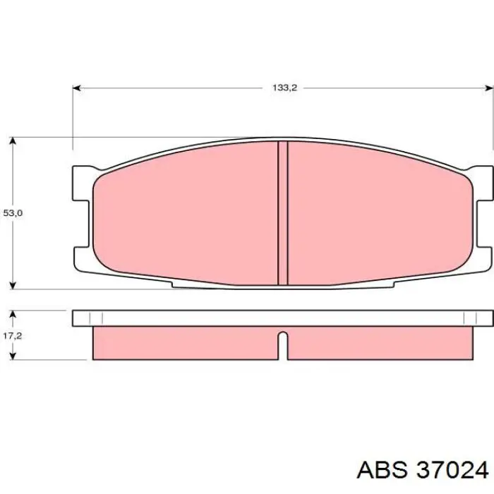 Колодки ABS 37024 цена, от 19.71 USD