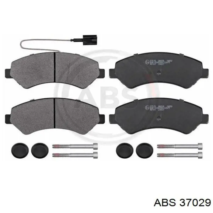 Передние тормозные колодки 37029 ABS