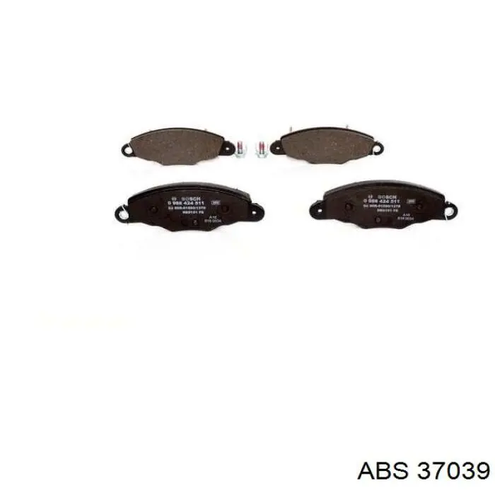 Купить 37039 ABS Колодки тормозные