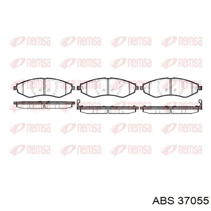Колодки ABS 37055 цена, от 12.42 USD