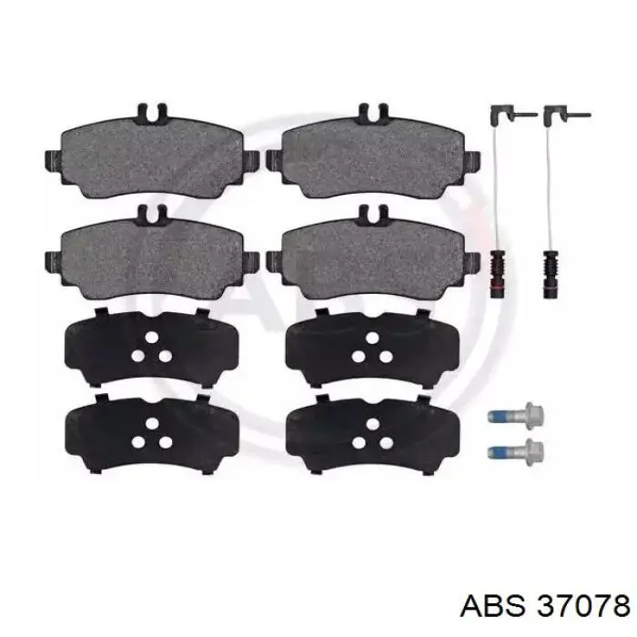 Передние тормозные колодки 37078 ABS