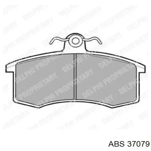 Купить 37079 ABS Колодки тормозные