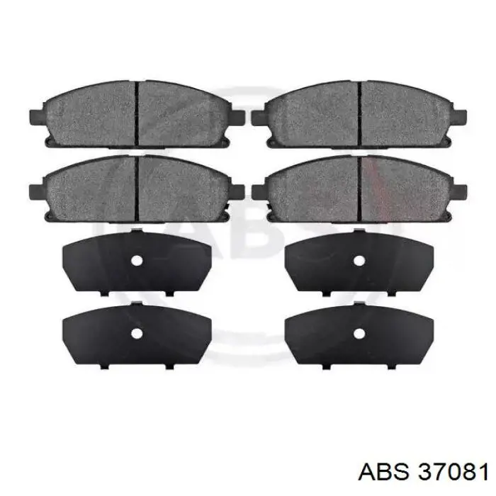 37081 ABS передние тормозные колодки