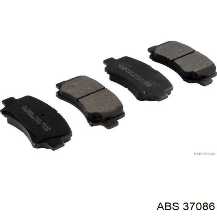 37086 ABS колодки тормозные передние дисковые