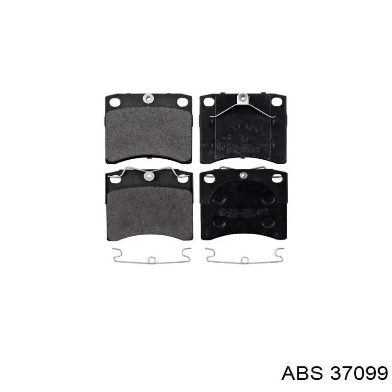 Передние тормозные колодки 37099 ABS