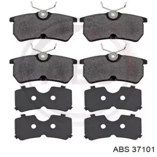 Колодки дисковые  ABS 37101 цена, от 13.28 USD