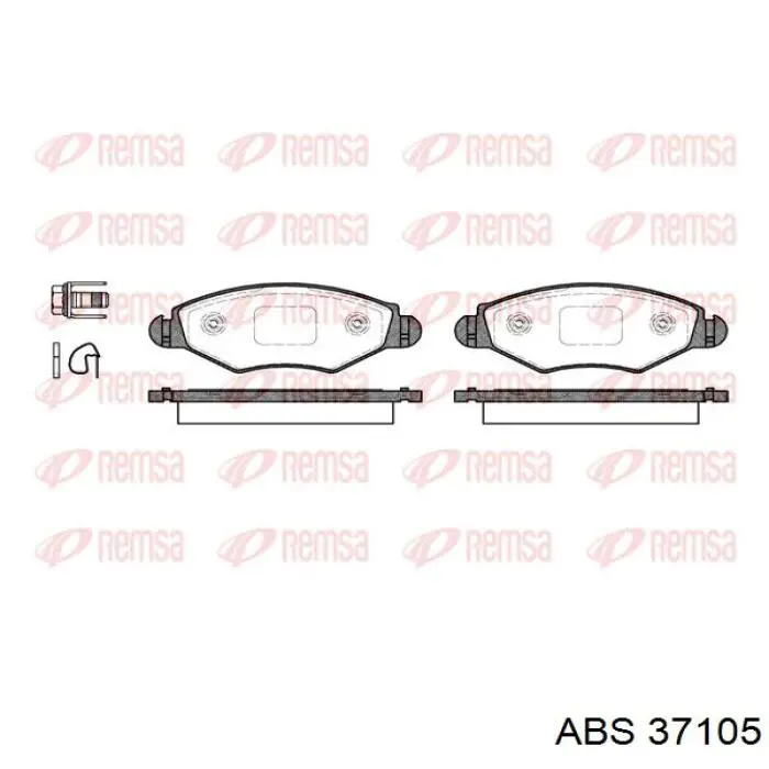 Купить 37105 ABS Колодки тормозные