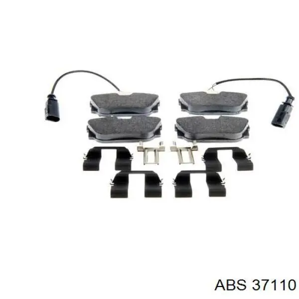 Купить 37110 ABS Колодки тормозные задние, дисковые