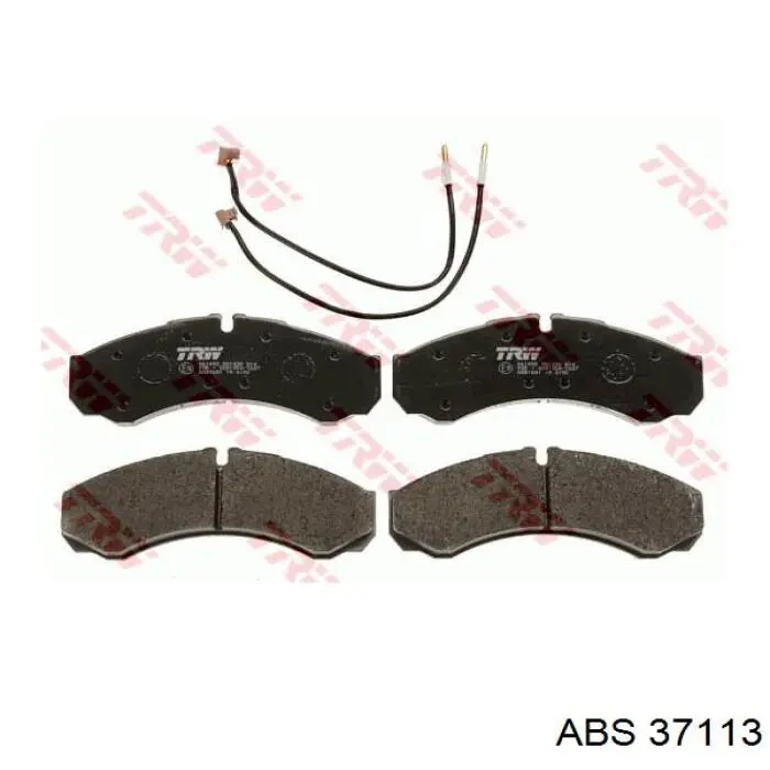 Купить 37113 ABS Колодки тормозные задние, дисковые