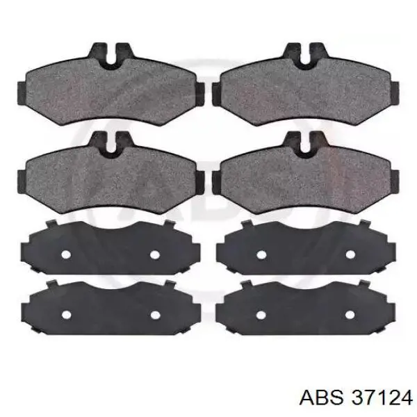 37124 ABS задние тормозные колодки