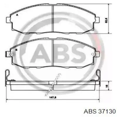 Передние тормозные колодки 37130 ABS