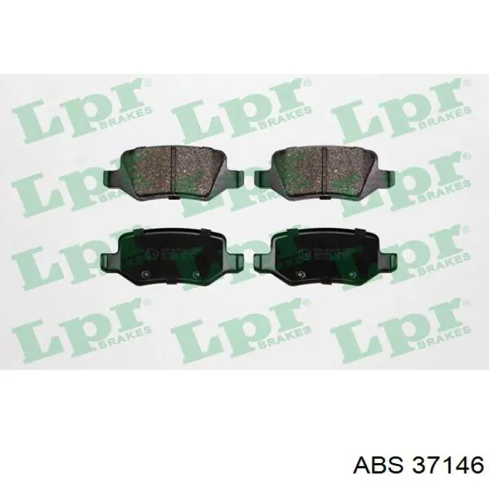 Купить 37146 ABS Колодки тормозные задние, дисковые
