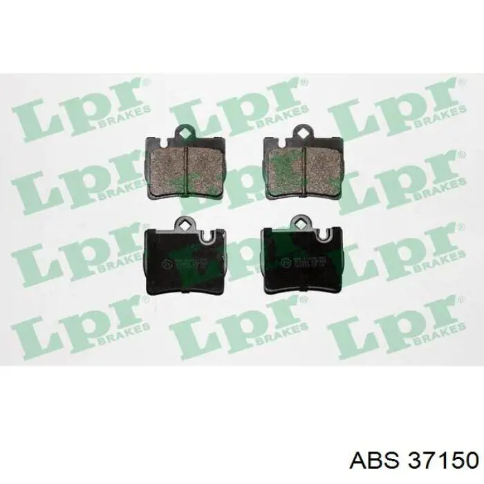 Купить 37150 ABS Колодки тормозные задние, дисковые