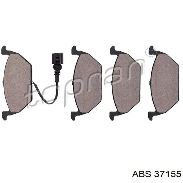 Передние тормозные колодки 37155 ABS