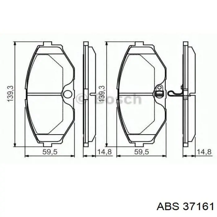 Тормозные колодки Optimal 12157
