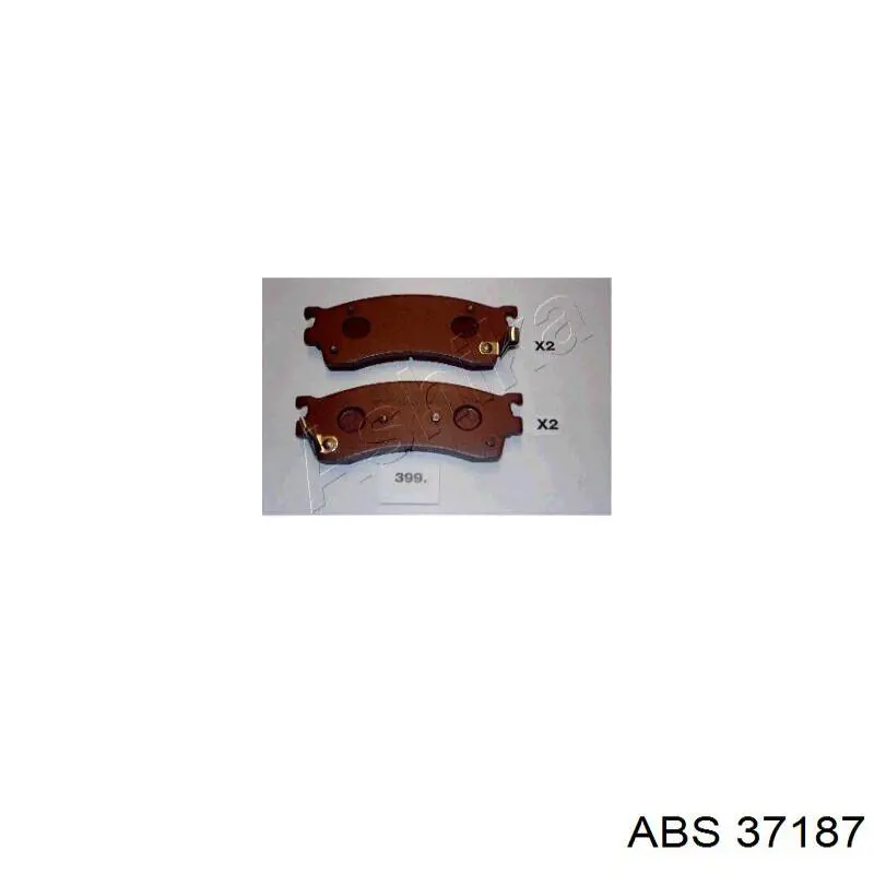 37187 ABS Колодки передние