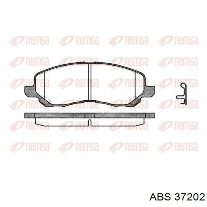 Купить 37202 ABS Колодки тормозные