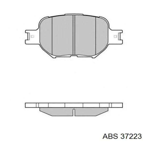 Купить 37223 ABS Колодки тормозные