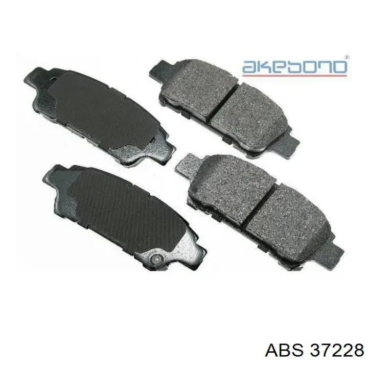 Купить 37228 ABS Колодки тормозные задние, дисковые