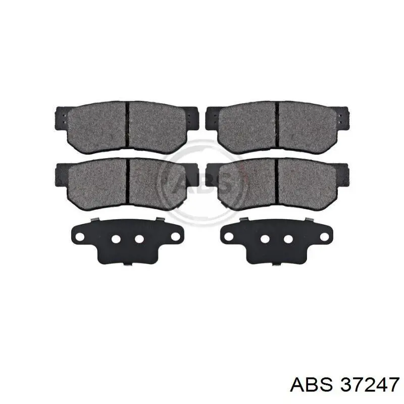 Задние дисковые колодки ABS 37247