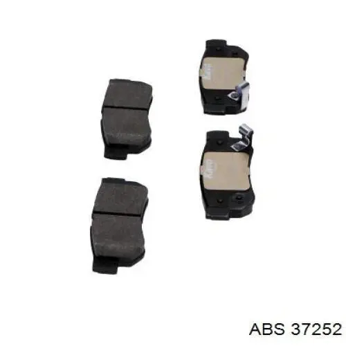 Купить 37252 ABS Колодки тормозные задние, дисковые