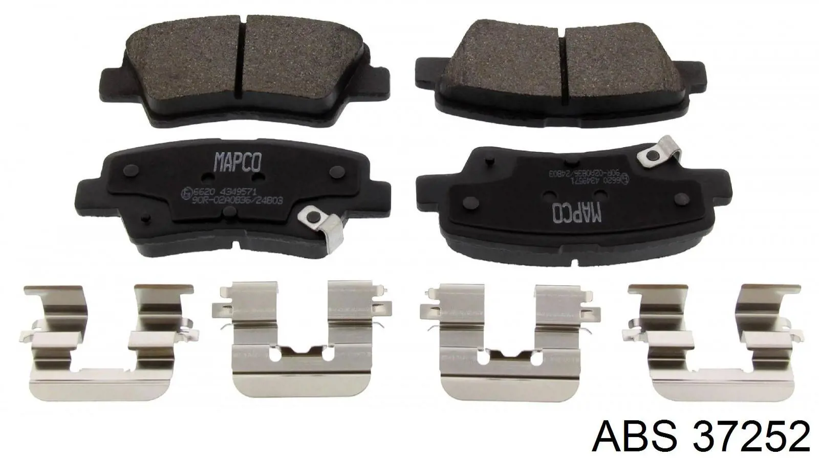 Колодки дисковые  ABS 37252 цена, от 12.98 USD