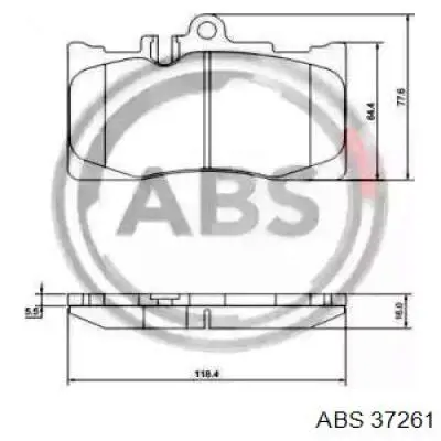 37261 ABS Колодки передние