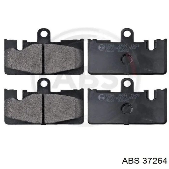 Купить 37264 ABS Колодки тормозные задние, дисковые