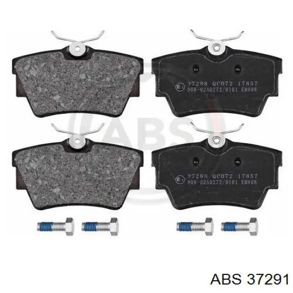 Купить 37291 ABS Колодки тормозные задние, дисковые