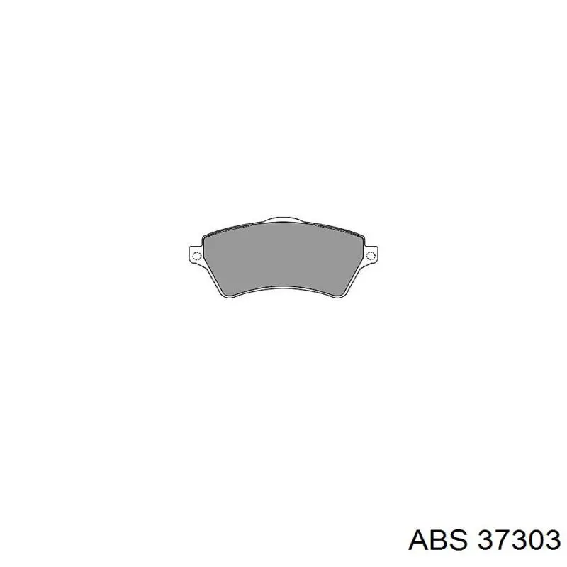 37303 ABS Колодки передние