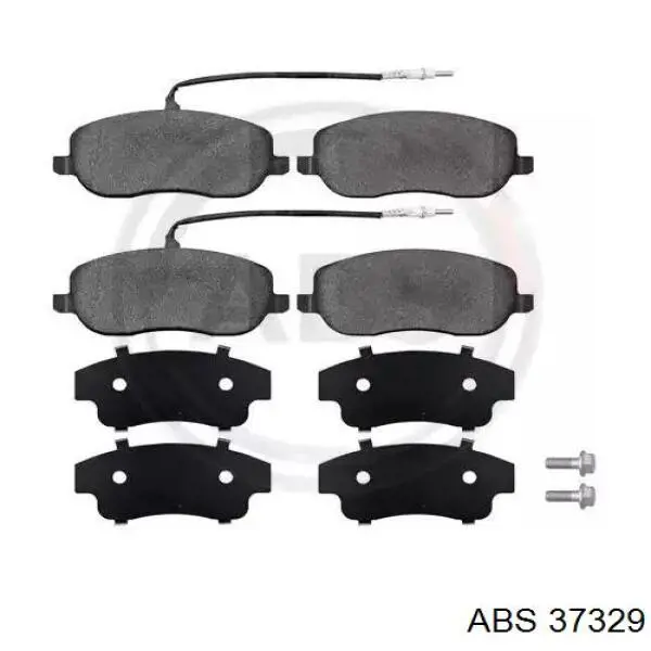 37329 ABS колодки тормозные передние дисковые