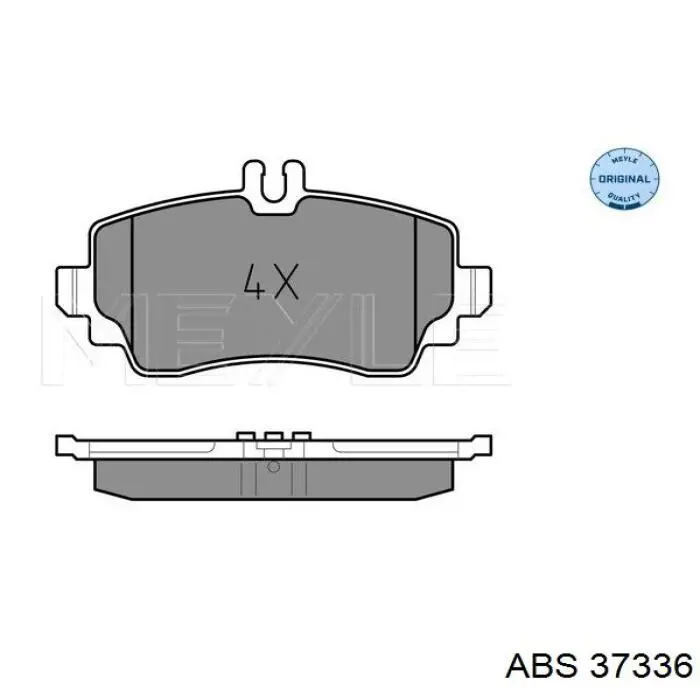 Купить 37336 ABS Колодки тормозные