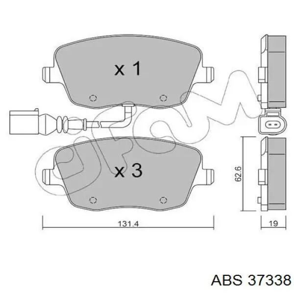 Колодки ABS 37338 цена, от 19.67 USD
