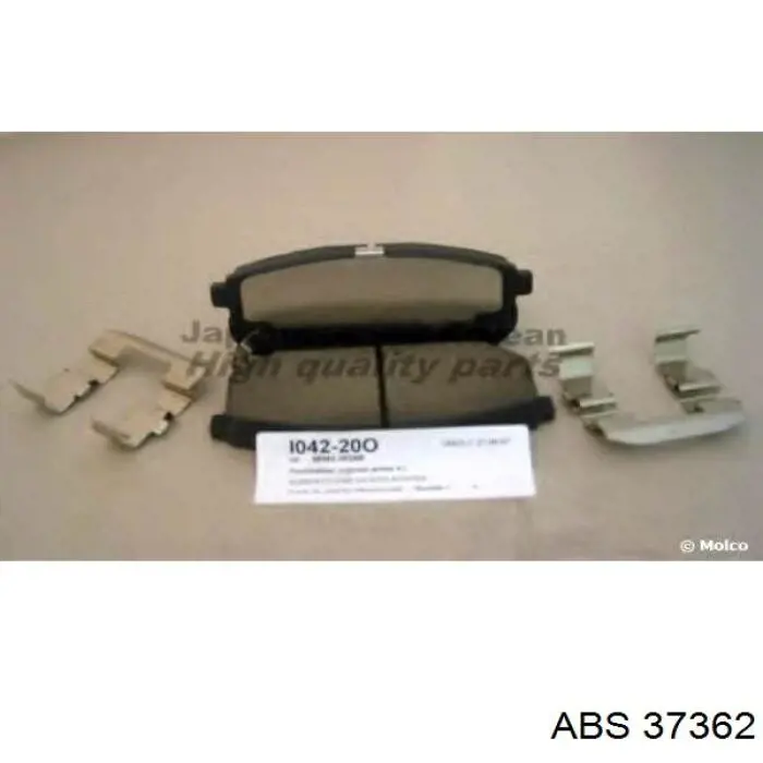 Задние тормозные колодки 37362 ABS